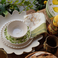 Assiette Fleur Blanche