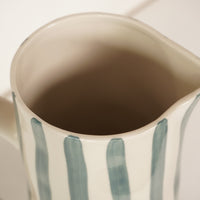 Carafe rayures vertes