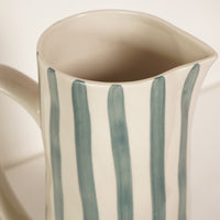 Carafe rayures vertes