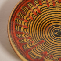 Grand assiette céramique ornemental "Céramique de l'Est de L'UE"