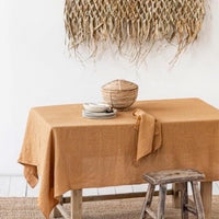 Nappe en lin couleur Tan