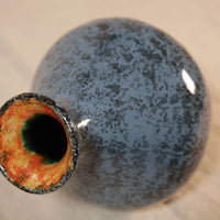 Vase bleu stone tacheté - collection "Céramique de l'Est de L'UE"