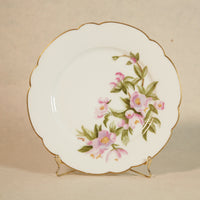 Assiettes Fleurs dessert - vintage peinte à la main