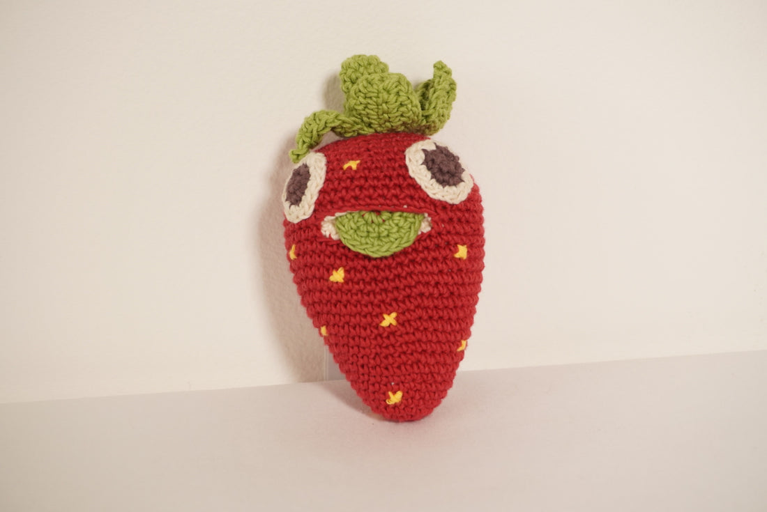 Billy la fraise hochet