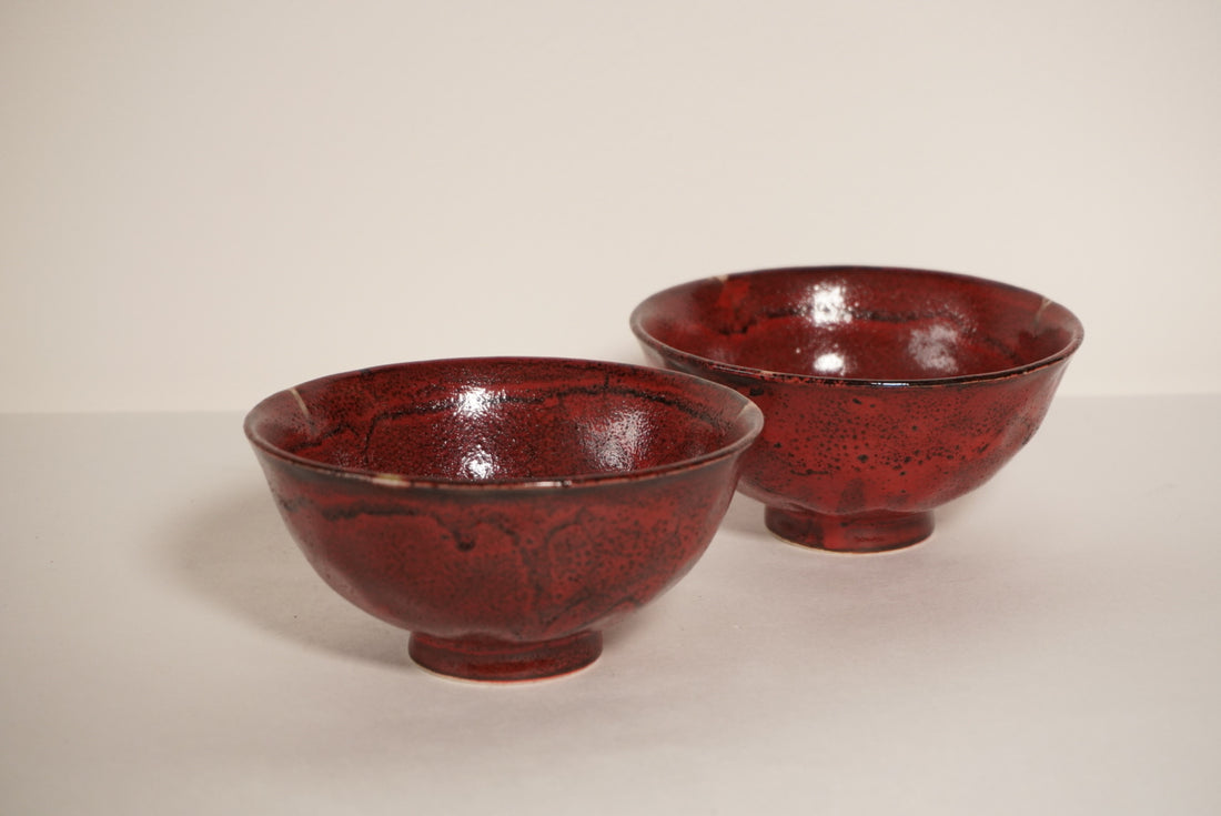 Bol rouge japonais