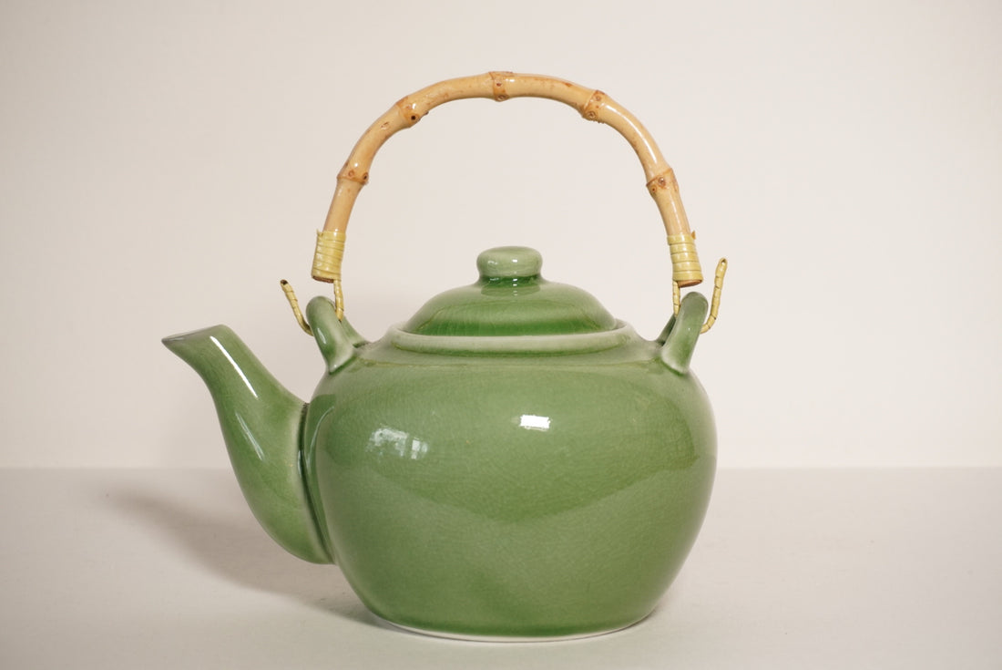 Théière céladon vert foncée