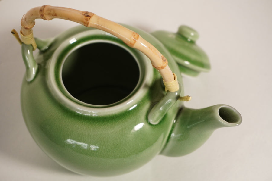 Théière céladon vert foncée