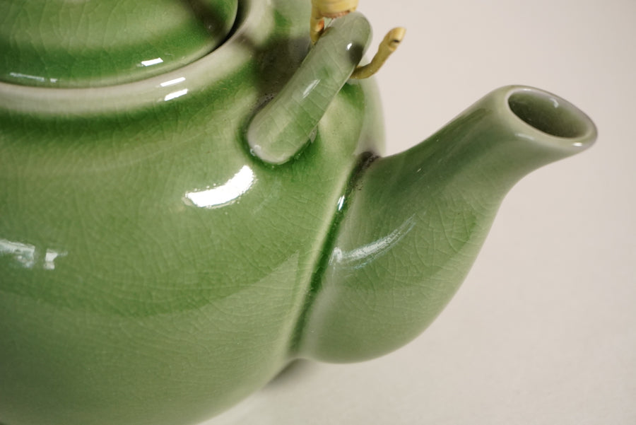 Théière céladon vert foncée