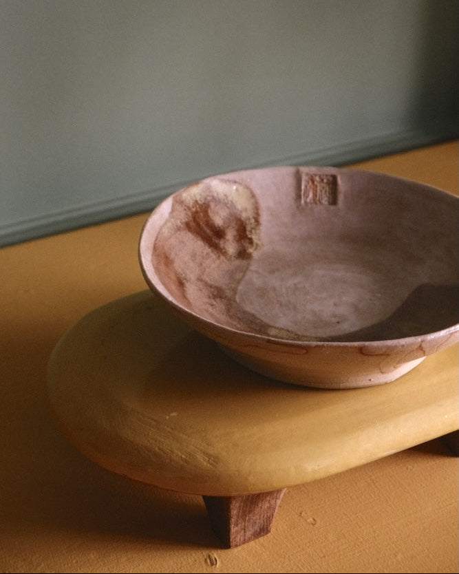 Assiette beige