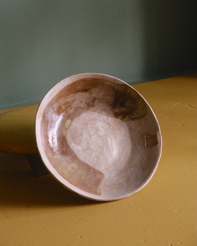 Assiette beige