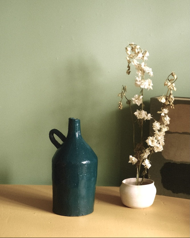 Bouteille bleue
