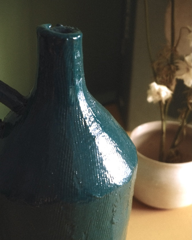 Bouteille bleue