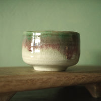 Bol Matcha rouge vert blanc