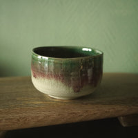 Bol Matcha rouge vert blanc