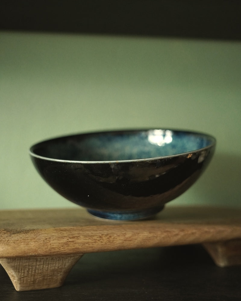 Bol simple bleu noir
