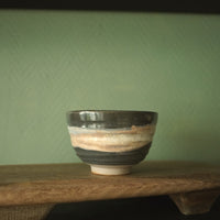 Petit bol bord gris rose