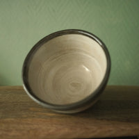Petit bol bord gris rose