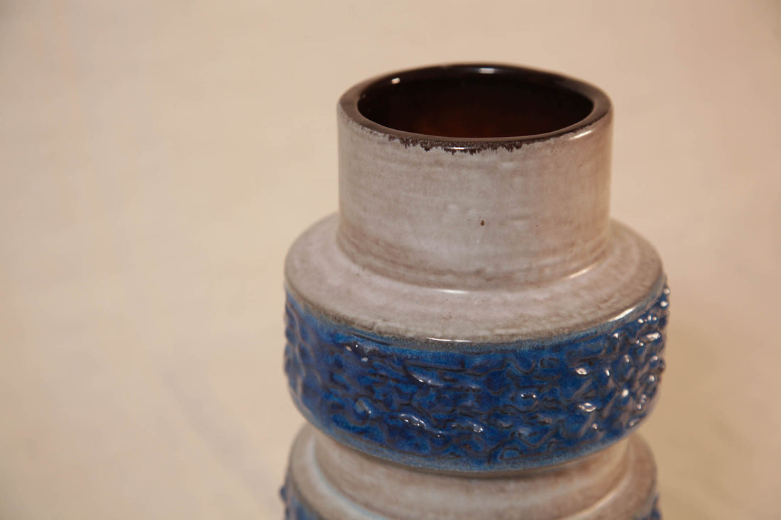 Vase gris bleu stone - collection "Céramique de l'Est de L'UE"